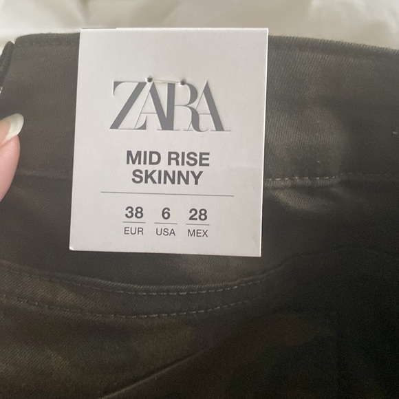 Zara Camo skinny Biker Jeans - Picture 4 of 7